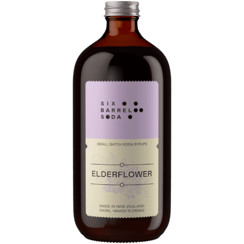 Six Barrel Soda Co Elderflower Syrup