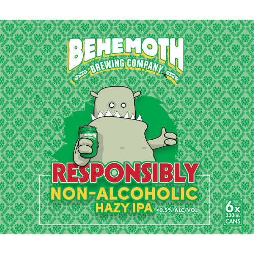 Behemoth Brewing Company Responsibly Zero-Alcoholic Hazy IPA
