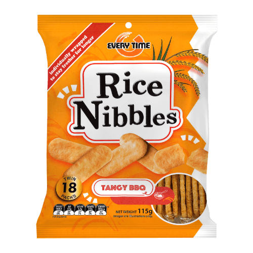 Every Time Tangy BBQ Rice Nibbles