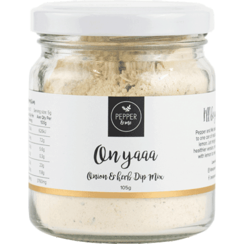 Pepper & Me On Yaaa Onion & Herb Dip Mix