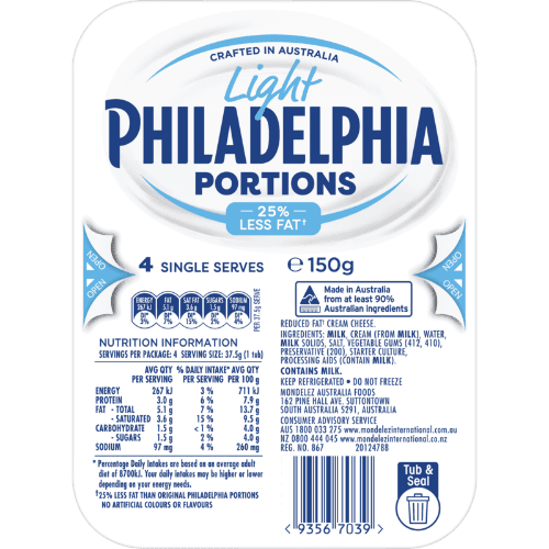 Philadelphia Light Portions