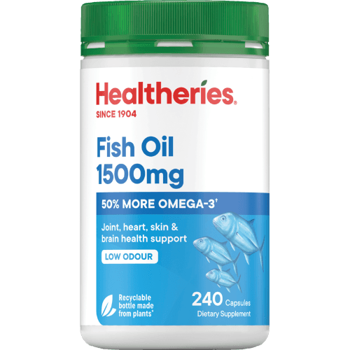 Healtheries Fish Oil 1500mg Capsules