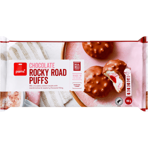 Pams Chocolate Rocky Road Puffs