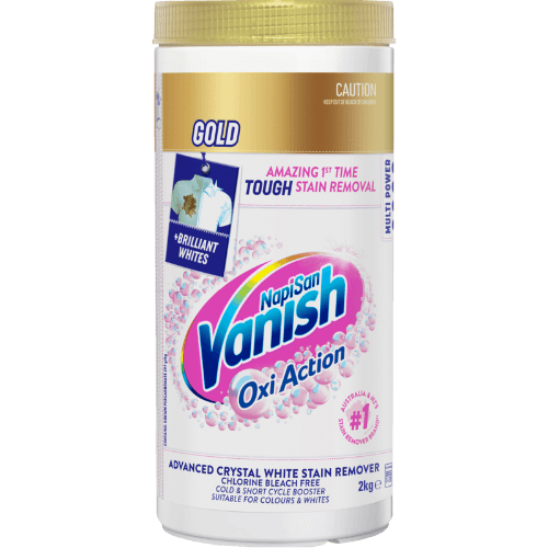 Vanish Napisan Oxi Action Gold Advanced Crystal White Stain Remover Powder