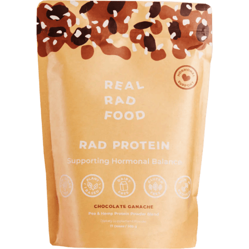 Real Rad Food Chocolate Ganache Dietary Protein Supplement