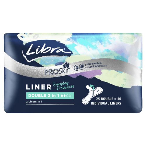 Libra Double 2-In-1 Liners