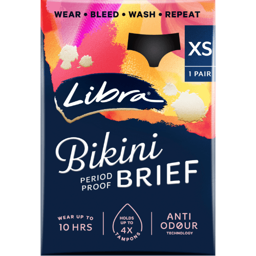 Libra Bikini Period Proof Brief X-Small