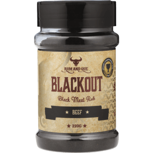 Rum and Que Blackout Beef Black Meat Rub