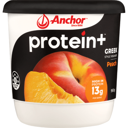Anchor Protein+ Peach Greek Style Yoghurt