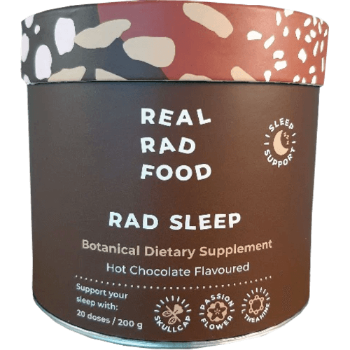 Real Rad Food Hot Chocolate Sleep Dietary Supplement 200 g