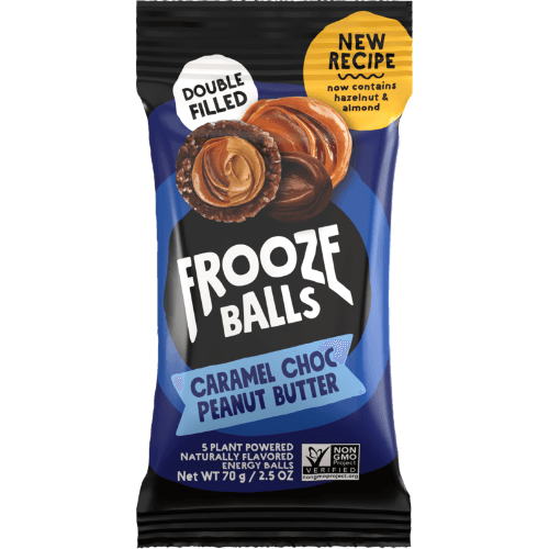 Frooze Balls Caramel Choc Peanut Butter Plant Powered Energy Balls