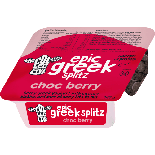 The Collective Splitz Choc Berry Greek Yoghurt
