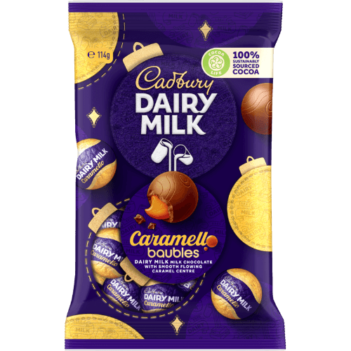 Cadbury Dairy Milk Caramello Chocolate Baubles