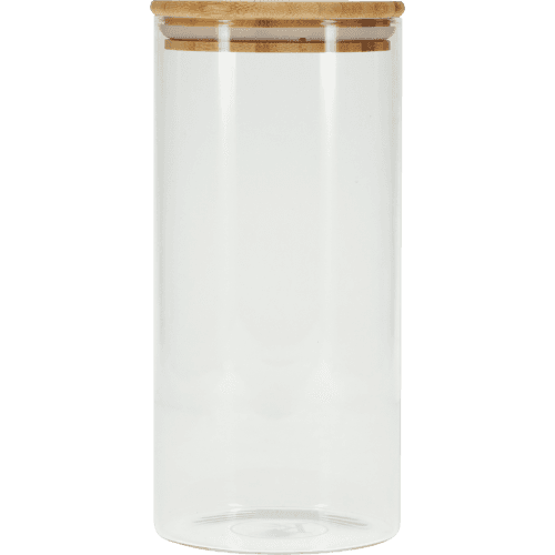 Kate's Kitchen Glass Canister With Bamboo Lid 1.25L
