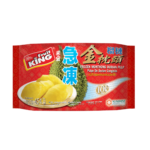 Fruit King Frozen Monthong Durian Pulp