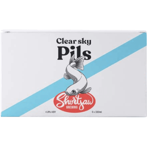 Shortjaw brewing Clear Sky Pils 6 × 330 mL