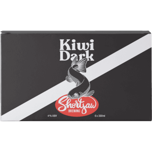 Shortjaw brewing Kiwi Dark Lager 6 × 330 mL