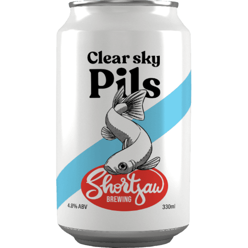 Shortjaw brewing Clear Sky Pils 330 mL