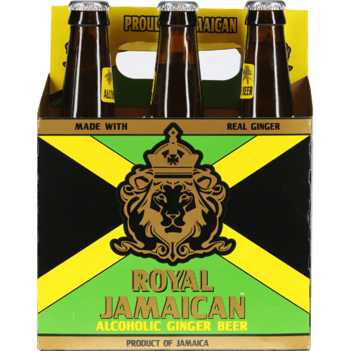 Royal Jamaican Alcoholic Ginger Beer 6 × 355 mL