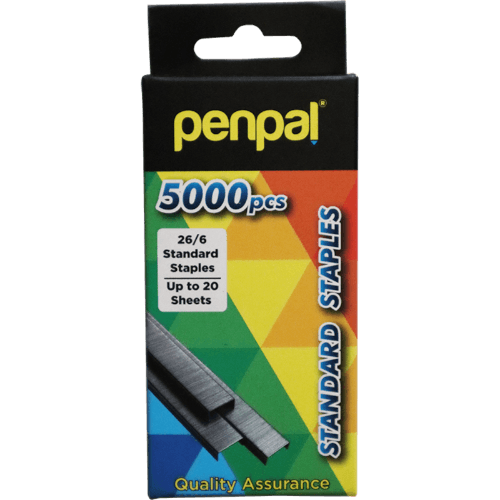 Penpal Standard 26/6 Staples 5000 Pieces