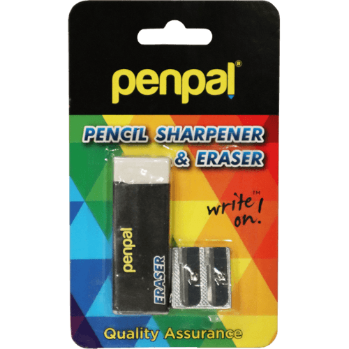 Penpal Pencil Sharpener & Eraser