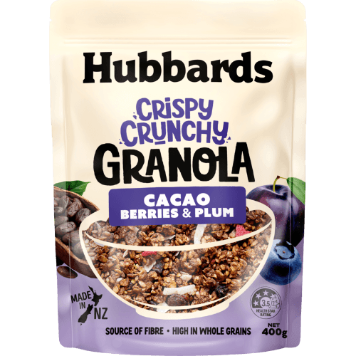 Hubbards Cacao Berries & Plum Crispy Crunchy Granola