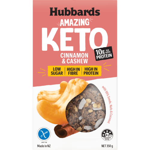 Hubbards Amazing Keto Cinnamon & Cashew Muesli