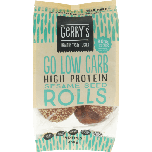 Gerry's Wraps Go Low Carb Sesame Seed Rolls