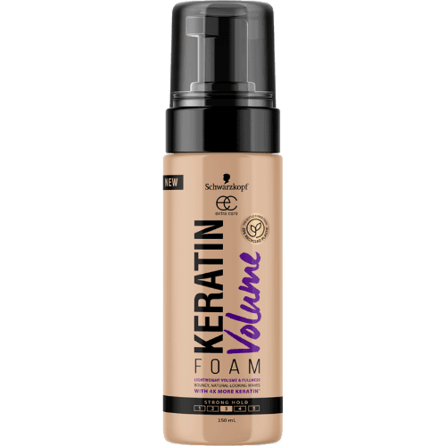 Schwarzkopf Extra Care Keratin Strong Hold 3 Volume Foam 150 mL