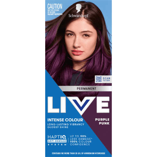 Schwarzkopf Live Purple Punk Permanent Hair Colour