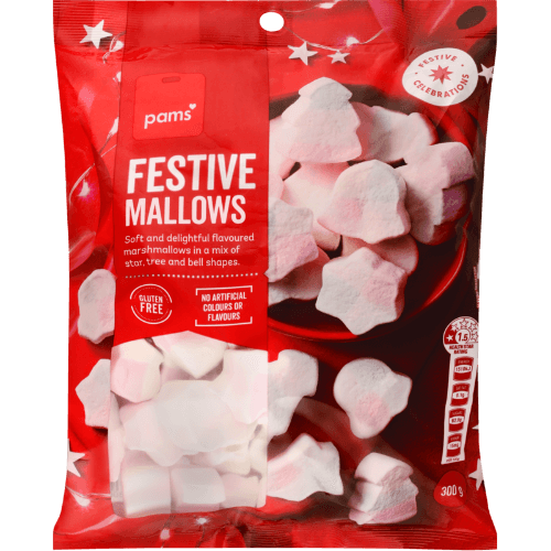 Pams Festive Mallows