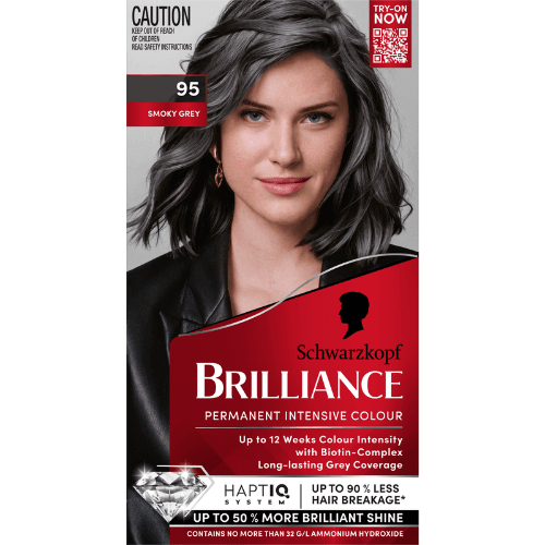 Schwarzkopf Brilliance Smoky Grey 95 Permanent Hair Colour