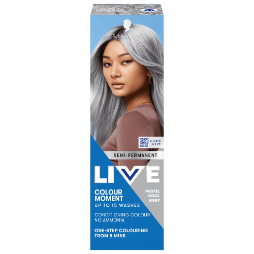 Schwarzkopf Live Pastel Cool Grey Live Semi Permanent Colour
