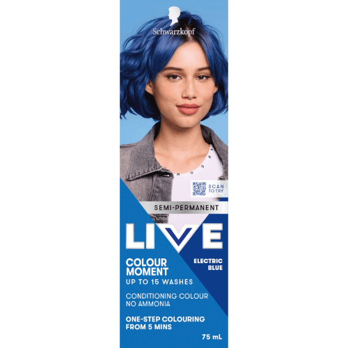 Schwarzkopf Live Ultra Brights Electric Blue Semi-Permanent Colour