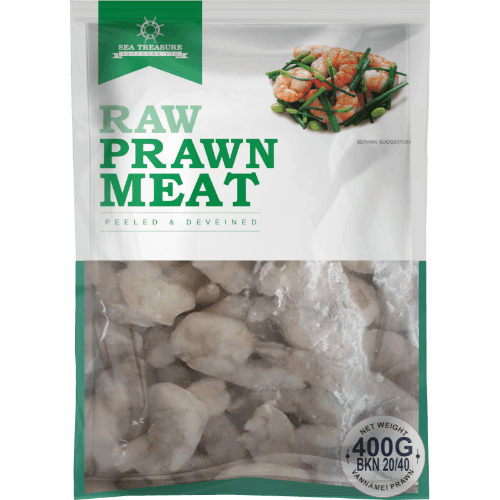Sea Treasure Seafood Raw Van Prawn Meat 20/40 400 g