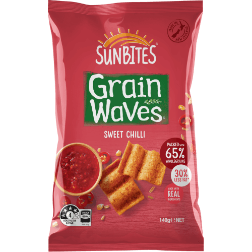 Sunbites Grain Waves Sweet Chilli Wholegrain Chips
