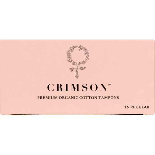 Crimson Organic Regular Premium Organic Cotton Tampons