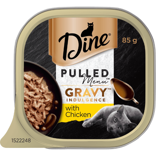 Dine Pulled Menu Gravy Indulgence With Chicken Wet Cat Food
