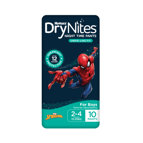 Huggies DryNites Night Time Pants for Boys 2-4 Years 13-20kg