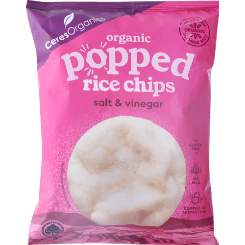 Ceres Organics Salt & Vinegar Organic Popped Rice Chips