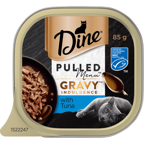 Dine Pulled Menu Gravy Indulgence With Tuna Wet Cat Food