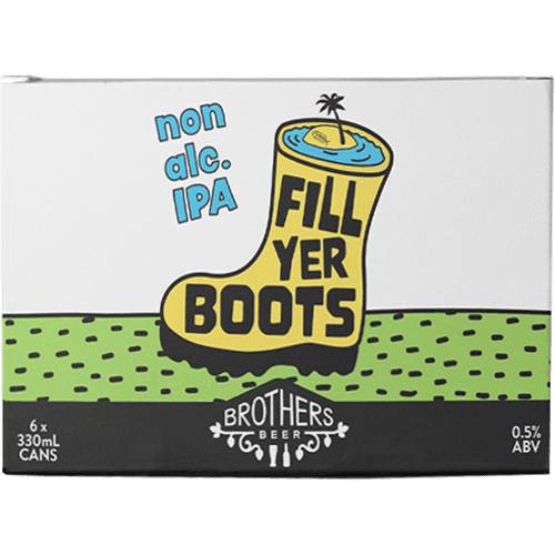 Brothers Beer Fill Yer Boots Non Alcoholic IPA