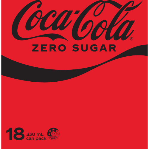 Coca-Cola Zero Sugar Soft Drink Cans