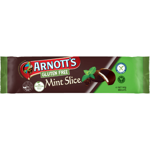 Arnott's Gluten Free Mint Slice Biscuits