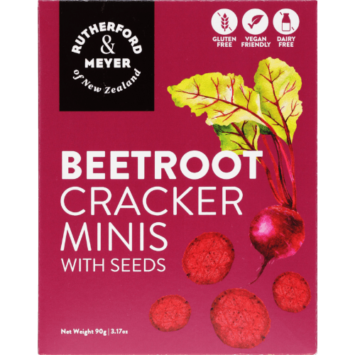Rutherford & Meyer Beetroot Cracker Minis With Seeds