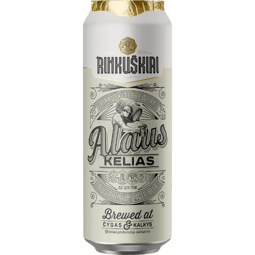 Rinkuskiai Alaus Kelias Premium Lager 568 mL