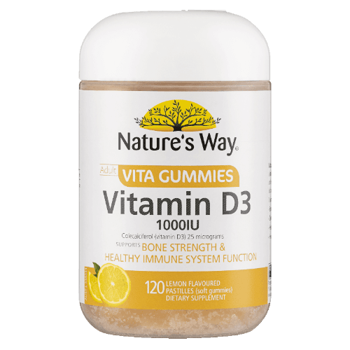 Nature's Way Vitamin D3 1000IU Adult Vita Gummies
