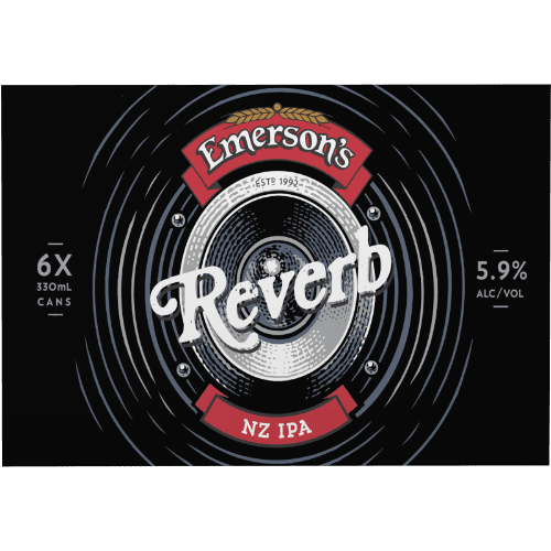 Emerson's Reverb NZ IPA Cans 6 × 330 mL