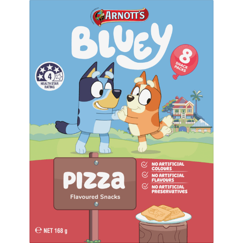 Arnott's Bluey Pizza Flavoured Snacks