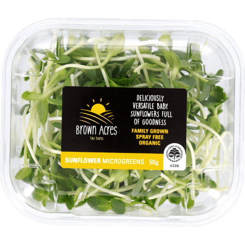 Brown Acres Organic Sunflower Microgreens
